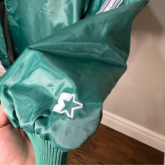 NWT Men's Jets Starter Jacket New York Jets The Pick and Roll Full Snap Jacket - Picture 4 of 16